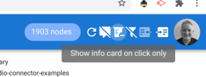 info card on hover or click